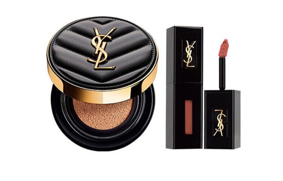 SAINT LAURENT Black Tube Lip Glaze Makeup Sets Women&#39;s