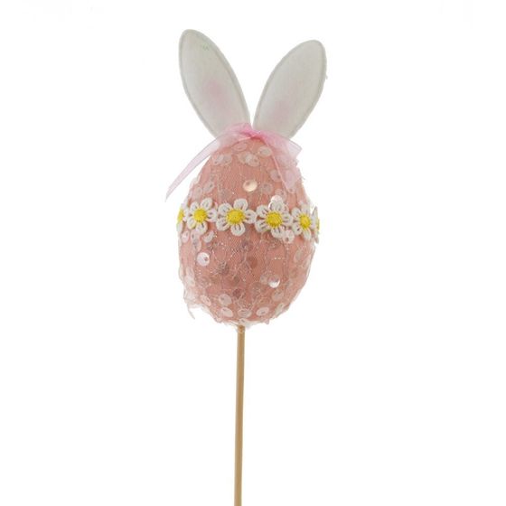 Изделие декоративное (вставка) &quot;Яйцо&quot; (блок 12шт) (6*6*11), L6 W6 H35 см, 3в.