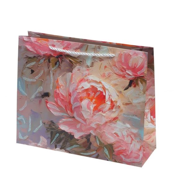 Пакет подарочный XL (бумага 210г/м2, блок 12шт), L55 W15 H40 см, 4в.