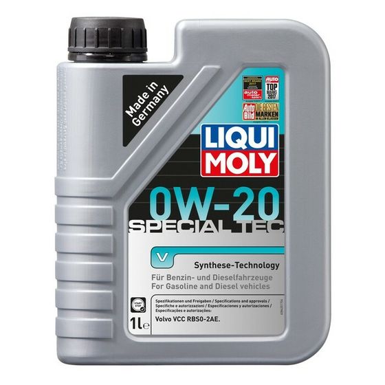 Масло моторное LiquiMoly Special Tec V 0W-20 SN C5, НС-синтетическое, 1 л