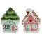 Набор: солонка и перечница &quot;Домики&quot;, L12,5 W5 H8 см