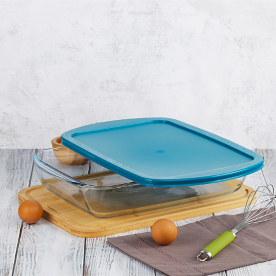 Прямоугольная форма с крышкой XL 4,5л 40х27х7см