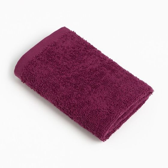 Полотенце махровое &quot;Этель&quot; 30х30 см, цвет тёмно-фиолетовый, 100% хлопок, 340 г/м2
