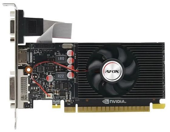 Видеокарта Afox PCI-E 2.0 GT710 4Gb AF710-4096D3L7-V1 DDR3 64bit 954/1333 1xDVI 1xHDMI 1xVGA HDCP RTL