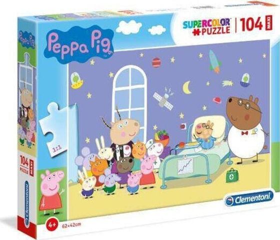 Пазл Clementoni 104 шт. Макси Свинка Пеппа 23735