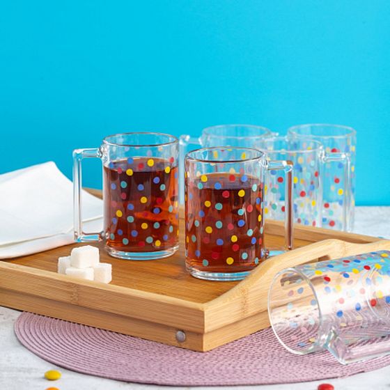 Кружка ФИТНЕС Спринг дотс 320мл