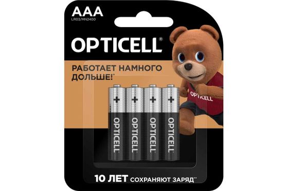 Батарея Opticell Basic LR03 (AAA) блистер (4шт)