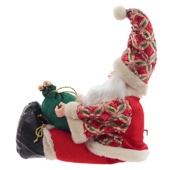 Дед Мороз (муз, движ), L17 W18 H50 см (полка 30 см.)