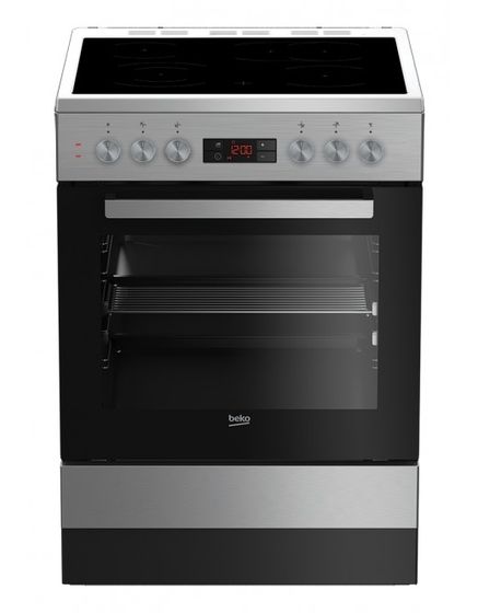 Плита электрическая Beko FSM67320DXT нержавеющая сталь