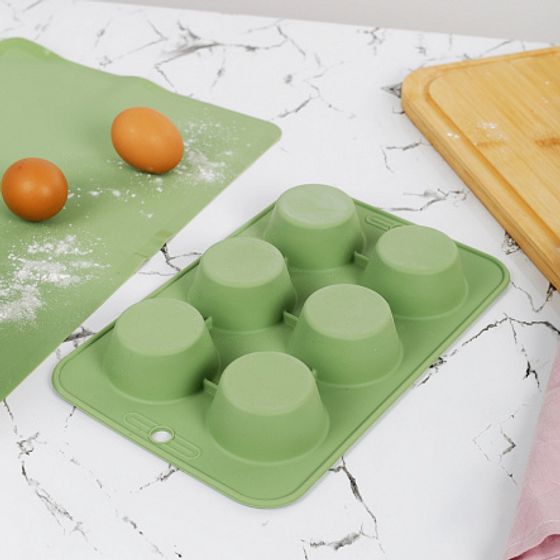 Форма для маффинов OLIVE 6 ячеек