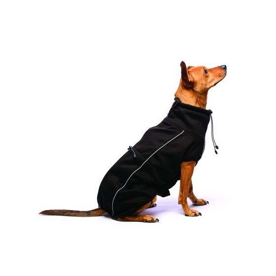 Флисовая куртка Dog Gone Smart Olympia Softshell Puffy, р 20, чёрная