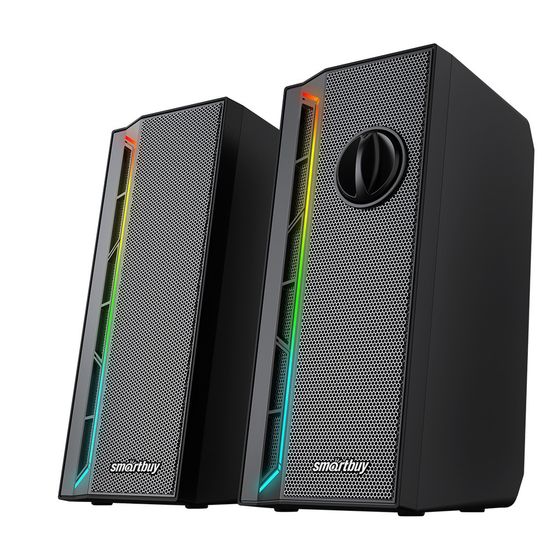Колонки 2.0 Smartbuy SBA-4600 Neon melody 2 6Вт черный