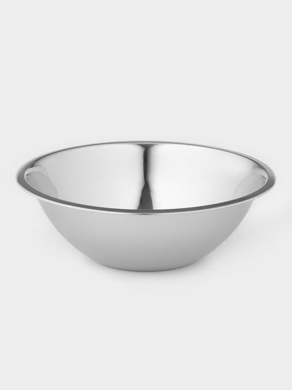 Миска из нержавеющей стали, 2,1 л, d=24 см, толщина 0,8 мм