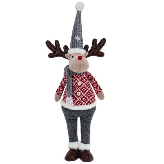 Игрушка набивная &quot;Олень&quot;, L22 W12 H63 см, 2в.
