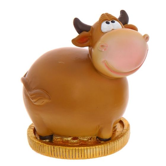 Копилка &quot;Бык&quot;, L7 W7 H8 см, 4в