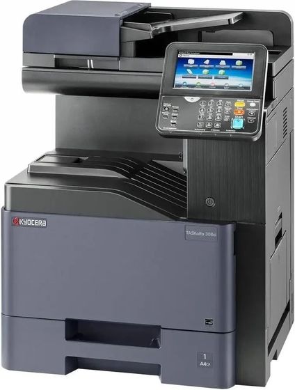 МФУ лазерное Kyocera TASKalfa 308ci (1102WL3NL0) A4 Duplex Net темно-серый
