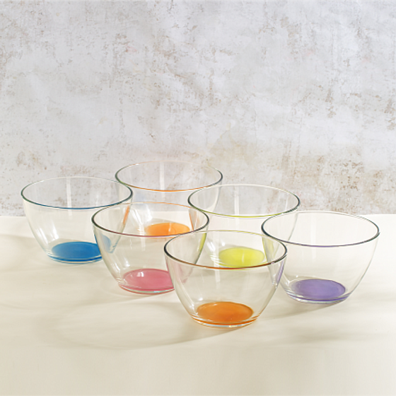 Набор салатников ГЛАДКИЙ фиолетовые 16см 4шт