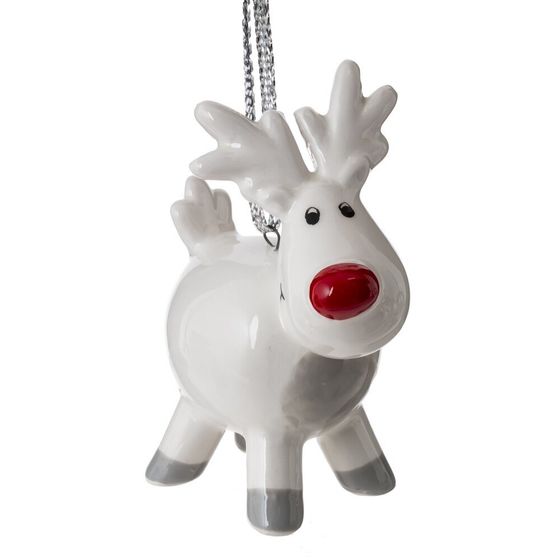 Украшение новогоднее "Олень", L4 W5,5 H8 см, 2в.