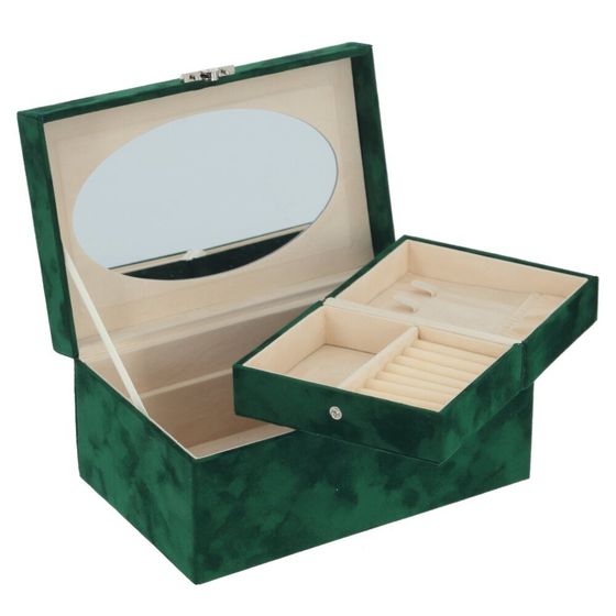 Шкатулка для украшений с дорожным футляром, Д24 Ш15 В11 см