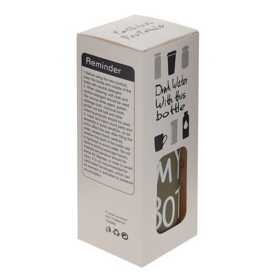 Бутылка, 300 мл, L6 W6 H17 см