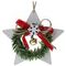 Изделие декоративное подвесное &quot;Сердце/Ёлка/Звезда&quot;, L10,5 W1 H9,5 см, 3в.