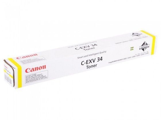 Тонер-картридж Canon C-EXV34Y 3785B002 для IR Advance-C2000ser / C2020 / C2025 / C2030, Желтый, 16000стр. (CX)