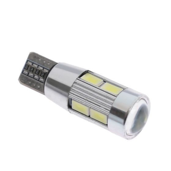 Автомобильная лампа Cartage, светодиодная, T10, 12 В, 10 SMD, линза