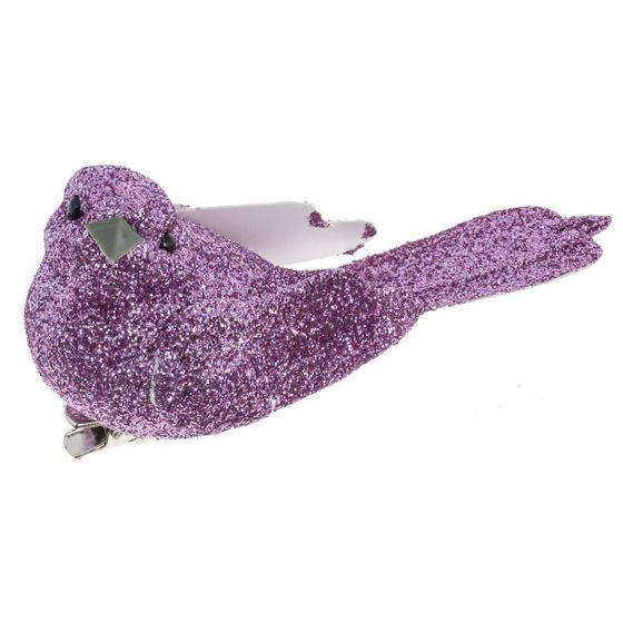 Изделие декоративное &quot;Птичка, L9 W4 H5,5 см, 6в.