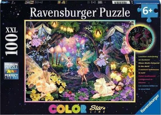 Ravensburger Puzzle 100el Ogród wróżek 132935 RAVENSBURGER