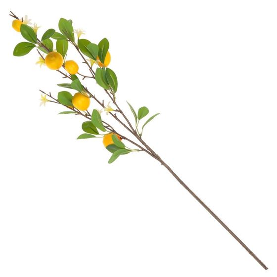 Ветка искусственная &quot;Лимон&quot;, L13 W13 H80 см