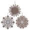 Украшение новогоднее &quot;Снежинка&quot;, L15 W0,5 H15,5 см, 3в.