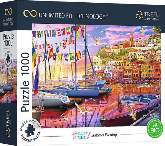 Trefl Puzzle 1000 Letni Wieczór Unlimited Fit Technology