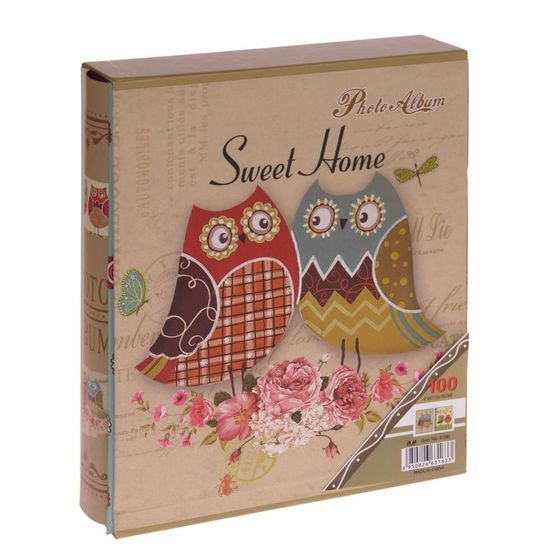 Фотоальбом для 100 фото 10*15, Д21 Ш6 В27 см, 2в.