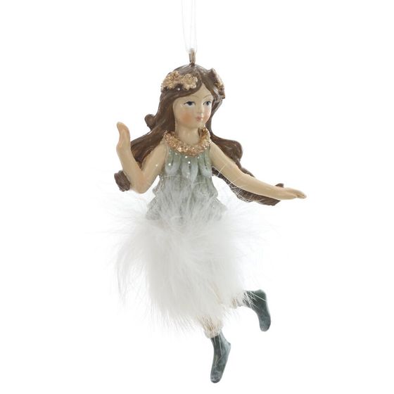 Фигурка декоративная подвесная &quot;Фея&quot;, L6,5 W2,5 H11 см, 2в.