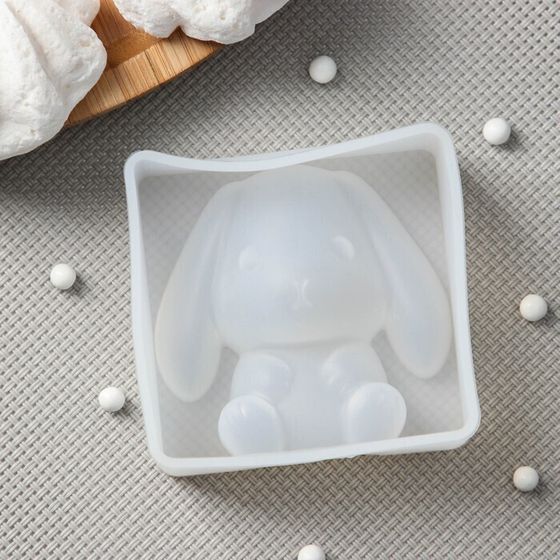 !09 Молд «Зайчонок», 6,3×6,2 см