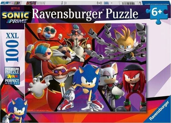 Ravensburger Puzzle 100 elementów Sonic Prime