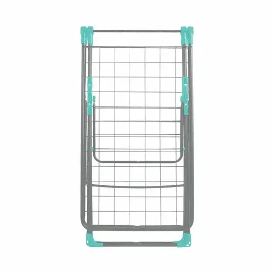 !Сушилка для белья напольная Nika СБ8П/С, складная, сушильное полотно 21 м, серебро