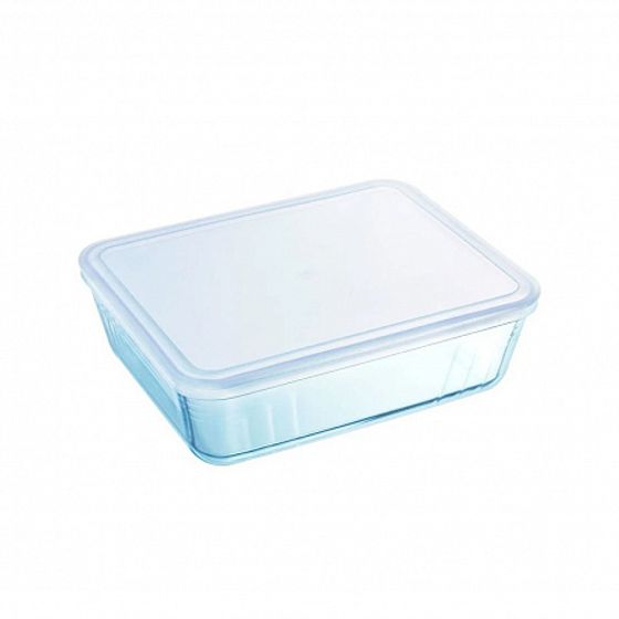 Блюдо Pyrex Daily с крышкой 22x17x6см 1.3л прямоугольное