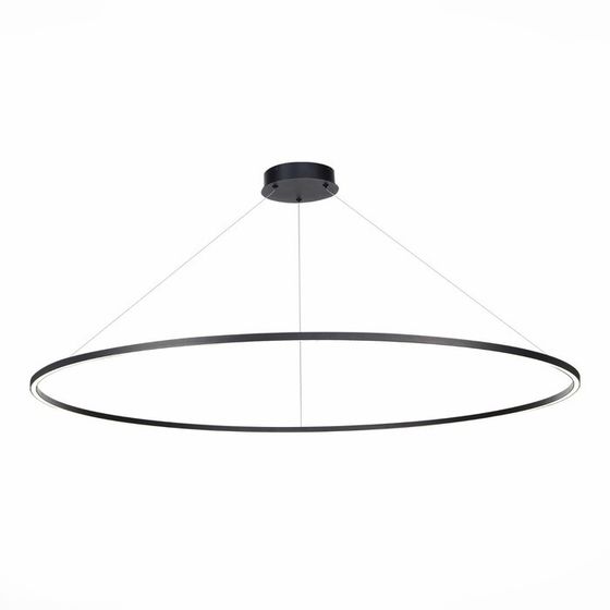 Светильник подвесной St Luce. ST605.443.72. 1х72 Вт, LED, 4000K, 4680 Lm, 120х120 см, цвет чёрный