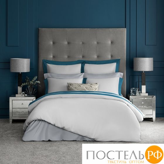 Togas ЭДЕМ серо-бирюз КПБ 145x200/200x230/50x70-2, 4 пр, Sensotex эвкал вол