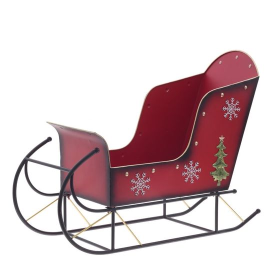 Фигурка декоративная &quot;Сани&quot;, L66 W26 H52 см