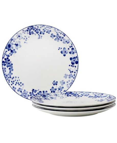 Bloomington Road 10.5&quot; Set of 4 Dinner Plates, Service for 4