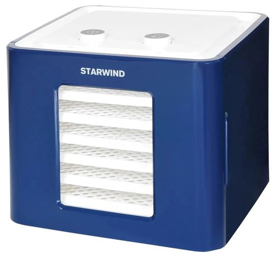 Сушилка для овощей и фруктов Starwind SFD6431 6под. 400Вт синий