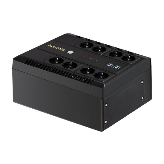 ИБП ExeGate NEO NNB-850.LED.AVR.8SH.CH 510Вт 850ВА (EX295012RUS)