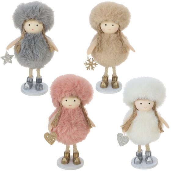 Фигурка декоративная &quot;Девочка&quot;, L7 W5 H13 см, 4в.