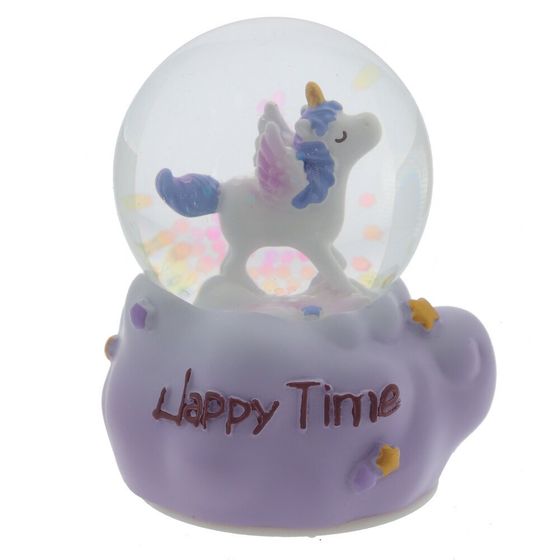 Фигурка декоративная &quot;Лошадка&quot; в стекл шаре (подсвет, 3xДR41), D4.5 см, Д5,5 Ш5 В7 см, 4в.