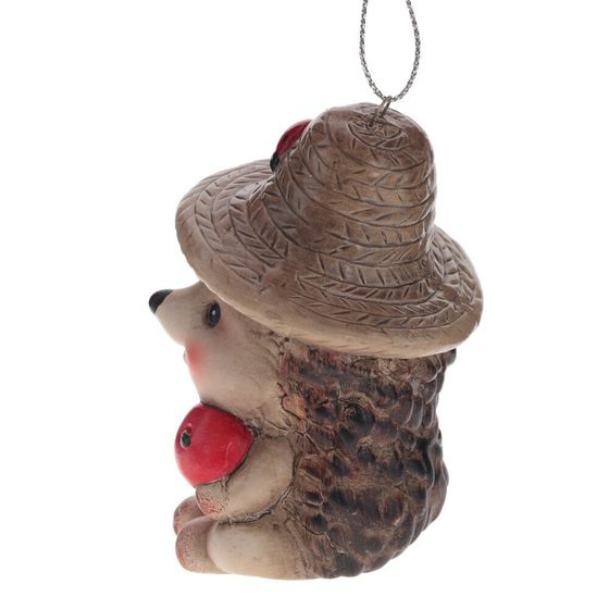 Изделие декоративное подвесное &quot;Ёжик&quot;, L6 W6 H7,5 см, 2в.