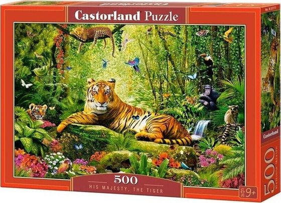 Castorland Puzzle 500 His Majesty, the Tiger CASTOR