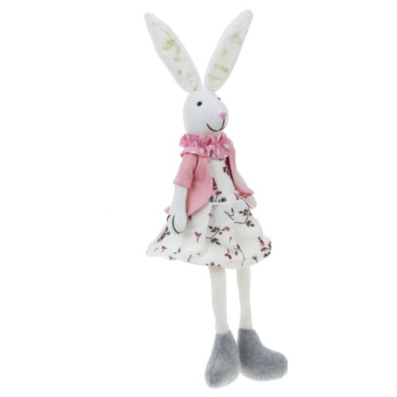 Игрушка набивная &quot;Заяц&quot;, L13 W10 H43 см, 2в.
