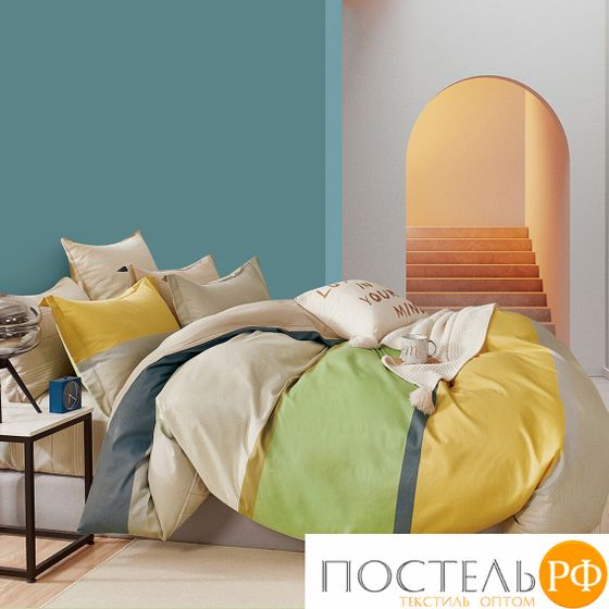 TPIG6-1811 КОД1038, Twill евро 4 наволочки, 50x70 (2 шт), 70x70 (2 шт), Сатин (Твил), Коробка